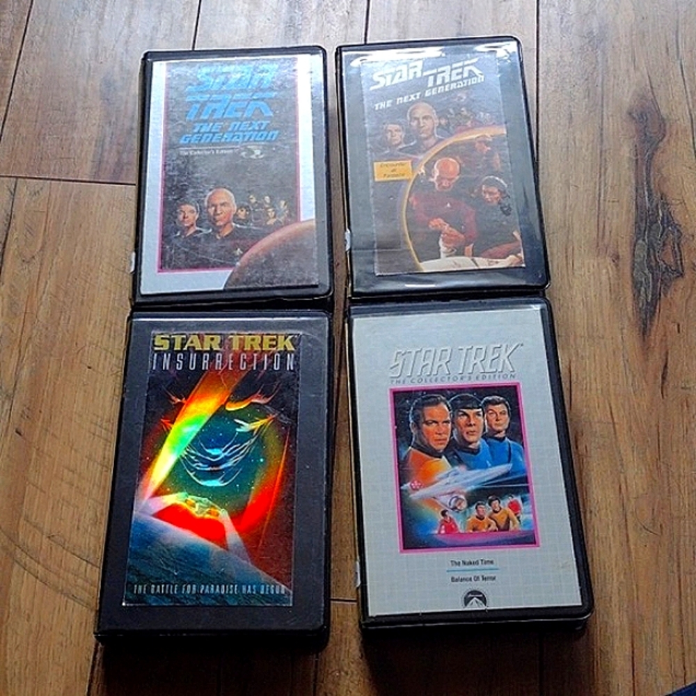 Star Trek Vintage Movies Lot:The Next Generation Collector's Edition VHS…